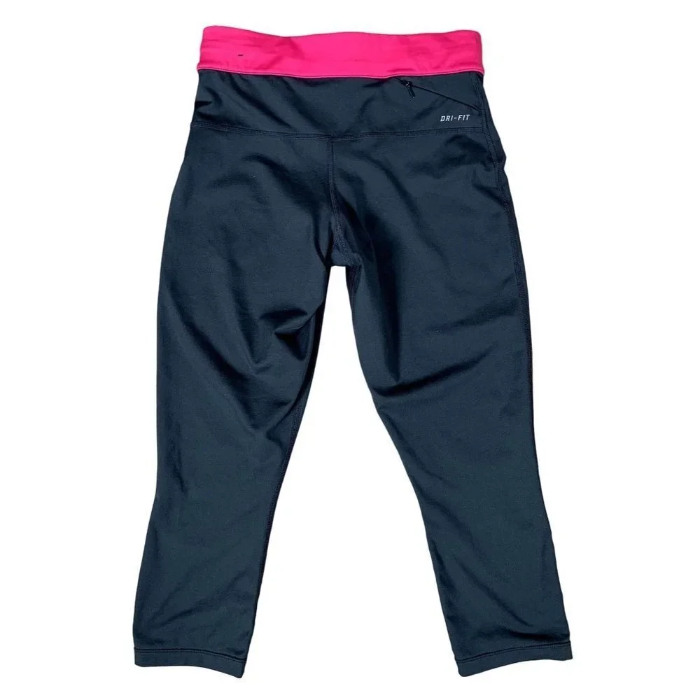 Nike Dri-Fit Womens Running Capri Leggings Size XS - Picture 2 of 4